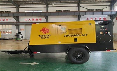 Hordozható bányászati légkompresszor